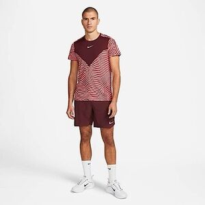 Nike Advantage Slam Men's Tennis Top - Burgundy Sz XL